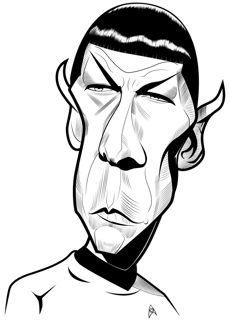 Illustration for article titled These Caricatures Of Sci-Fi Icons Are Absolutely Perfect